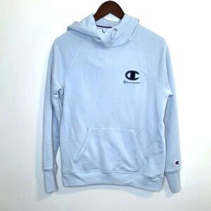 Champion Baby Blue Hoodie Sweatshirt Size Small